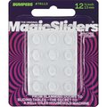 Magic Sliders L P 12Pk 1/2" Clr Bumpers 76113